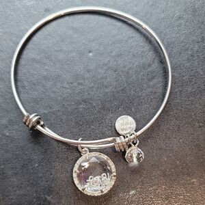 Charm Bracelet with Crystal Accents For Sister